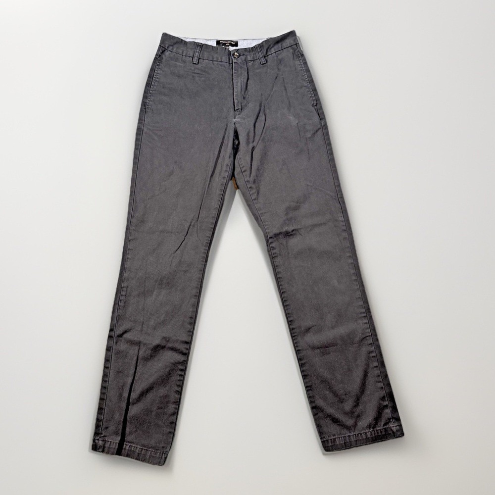 Banana Republic Gavin Chinos Mens 29x32 Black 100% Cotton Straight Leg Pants